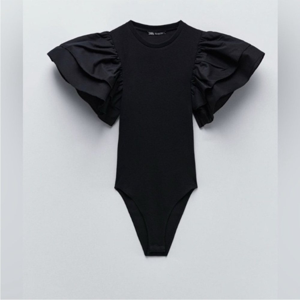 Ruffle Sleeve Bodysuit - Picture 3 of 3
